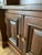 Vintage Heywood-Wakefield Dark Wood Dresser With Architectural Mirror For Sale - Image 12 of 13