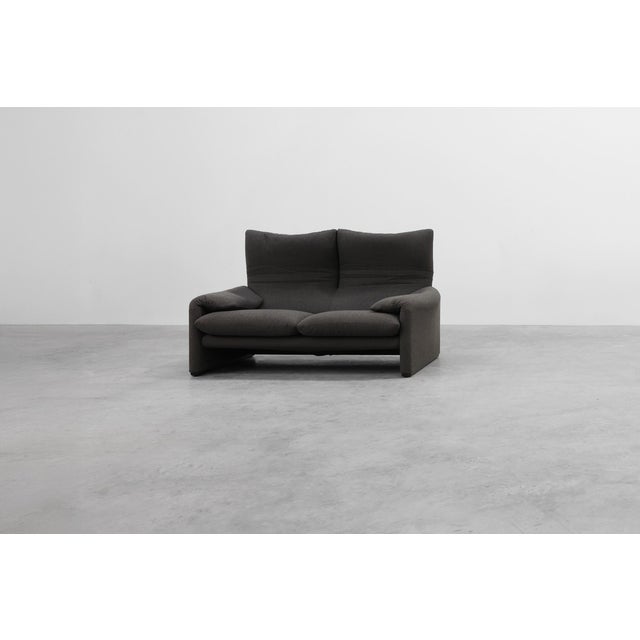 1990s Two-Seat Sofa by Vico Magistretti for Cassina, Italy, 1990s For Sale - Image 5 of 13