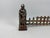 Brown Art Deco Enamelled Cast Iron Knights Fire Guard Compagnion, 1920s For Sale - Image 8 of 12