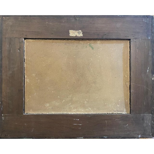 The Snuff Holder, 18th Century, Oil on Wood. Framed For Sale - Image 8 of 9