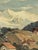 Lucien Poignant, Chain of the Alps in the Grenoble Valley, Oil on Panel For Sale - Image 6 of 18