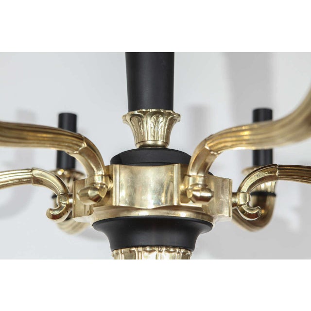 French Regency Revival Style Chandelier For Sale - Image 4 of 10