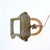 Industrial - lamp - decorative measures : 20x31cm h:30cm gruber magnifying lamp / bte sgdg. Grey-green finish, in original...