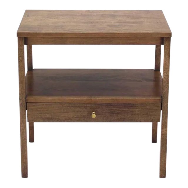 Metal Mid-Century Modern 1 One Drawer End Table Stand For Sale - Image 7 of 7