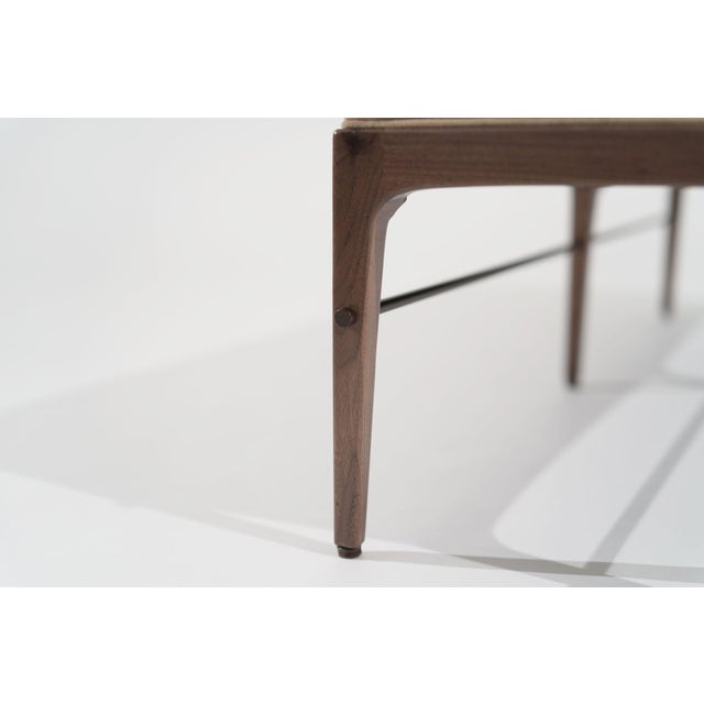 Linear Bench in Natural Wanut Series 60 by Stamford Modern For Sale - Image 11 of 18