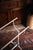 Antique White Enameled Iron Towel Holder, in Good conditions. Designed before 1890