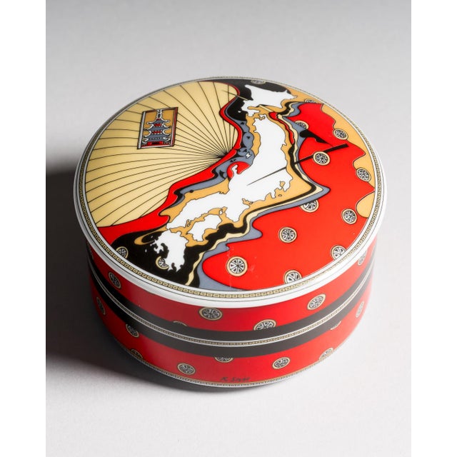 Visit to Japan Collectors Box No. 7 by Kathy Still for Rosenthal Studio-Line, Germany, 1980s For Sale - Image 13 of 13