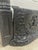 Black 19th-Century Ornate Fluted Cast Iron Fireplace Frame & Summer Grate Assembly For Sale - Image 8 of 8