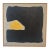 Luxuary Gold and Carbon Painting on Spanish Linen Minimalist Painting, Framed For Sale