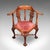 This is an antique corner armchair. An English, mahogany dressing seat in Georgia revival taste, dating to the late...
