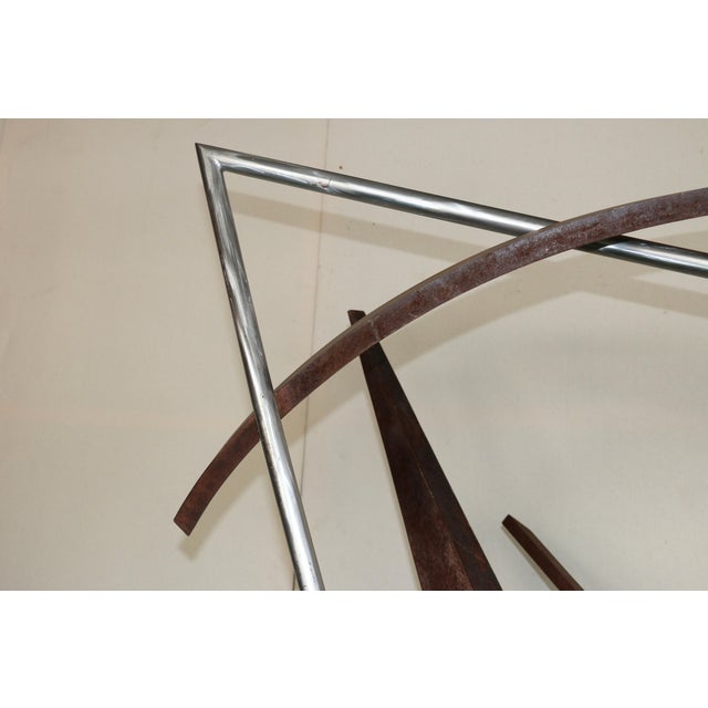 Monumental Metal Sculpture by Riis Burwell Studio For Sale - Image 9 of 12