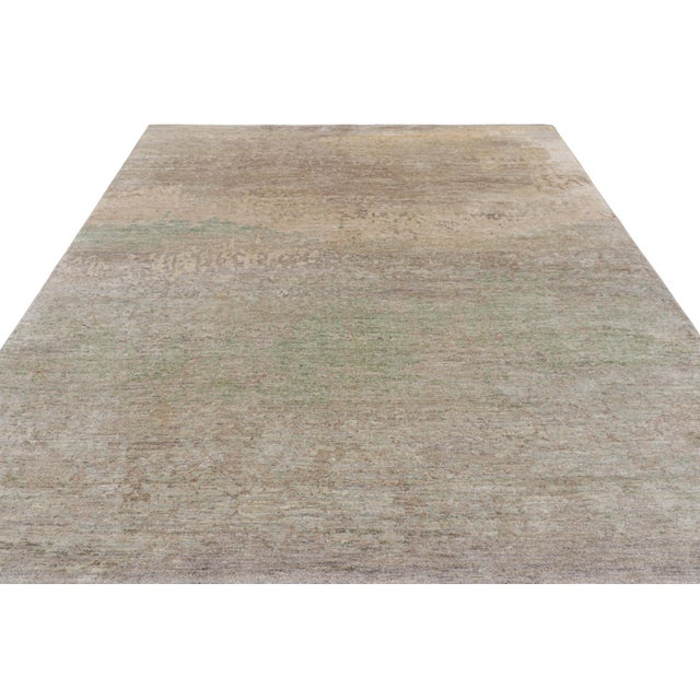 2010s Rug & Kilim’s Contemporary Abstract Rug in Polychromatic Painterly Patterns For Sale - Image 5 of 8