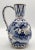 Ceramic 19th-C Dutch Delft Chinoiserie Pitcher With Figures Lobed Hand Painted For Sale - Image 7 of 9