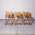 Mid-Century Modern Vintage Studio Handcrafted Oak Counter Stools by John M. Toy - Set of 3 For Sale - Image 3 of 15
