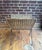 1960s Mid Century Modern Italian Wicker & Metal Magazine Stand For Sale - Image 5 of 9