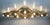 Brown 21st Century Hive Satin Brass Smoky Bubbles Murano Flush Mount by Fabio LTD For Sale - Image 8 of 9