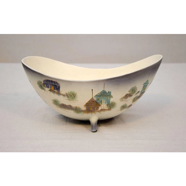 1950s Three Pieces Sascha Brastoff Ceramics "Rooftops" Pattern For Sale - Image 5 of 10