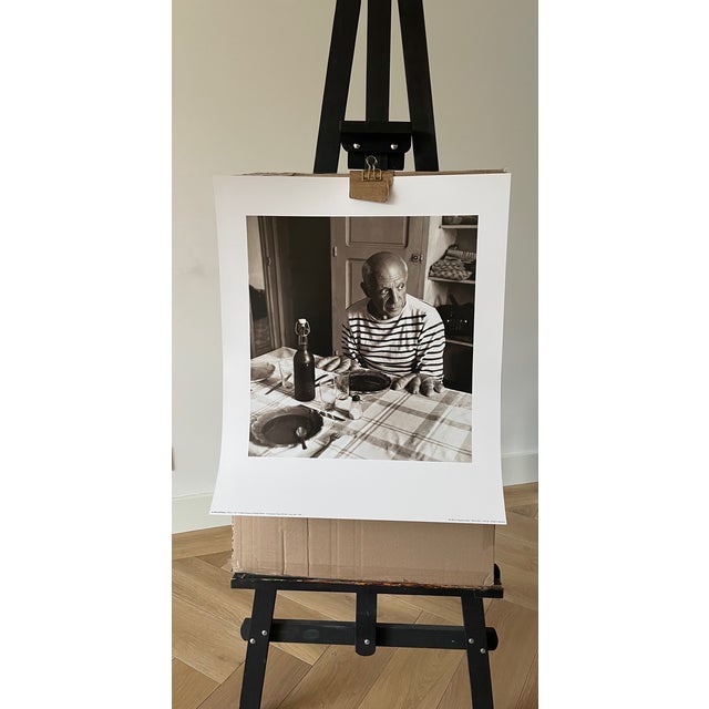 Amazing print of the iconic photograph Les Pains de Picasso (Vallauris, 1952) by Robert Doisneau (1912–1994), featuring...