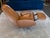 Modern Hlynur Atlason for Design Within Reach Vala Sienna Leather Swivel Recliners, Pair For Sale - Image 3 of 12