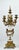 Regnault À Paris, Signed. Circa 1890. Garniture Gilt Bronze For Sale - Image 4 of 8