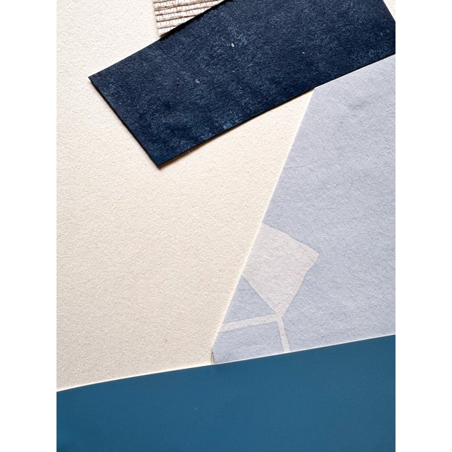 2020s "Rhythm Replaces Reason 6" Original Mixed-Media Collage on Paper by Zac Woodiel For Sale - Image 5 of 9