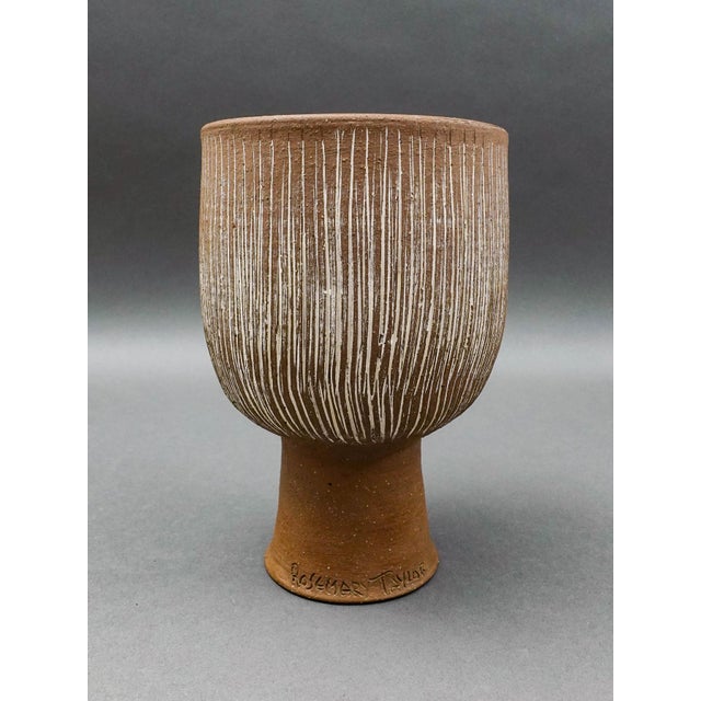 Mid 20th Century Face Studio Art Pottery Sculptural Planter, Signed Rosemary Taylor For Sale - Image 4 of 8