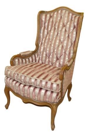 Baroque Style Chippendale High-Back Armchair