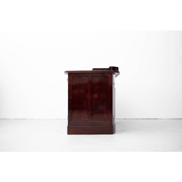 Brown Art Nouveau Desk, 1890s For Sale - Image 8 of 12