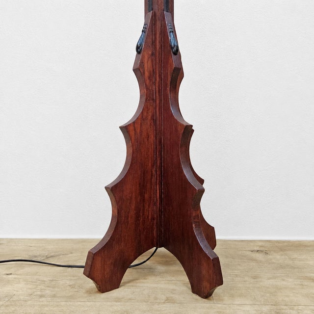 Amsterdam School Stained Glass Floor Light, 1920s For Sale - Image 10 of 18