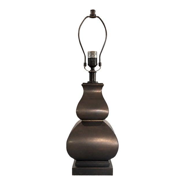 Visual Comfort Fang Gourd Burnished Bronze Lamp For Sale