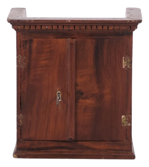Antique Miniature/Model Furniture in Oak with Hand-Forged Fittings, 1840s