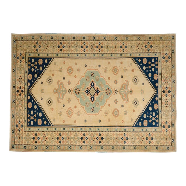 Mid 20th Century Oversize Wool Handknotted Carpet For Sale