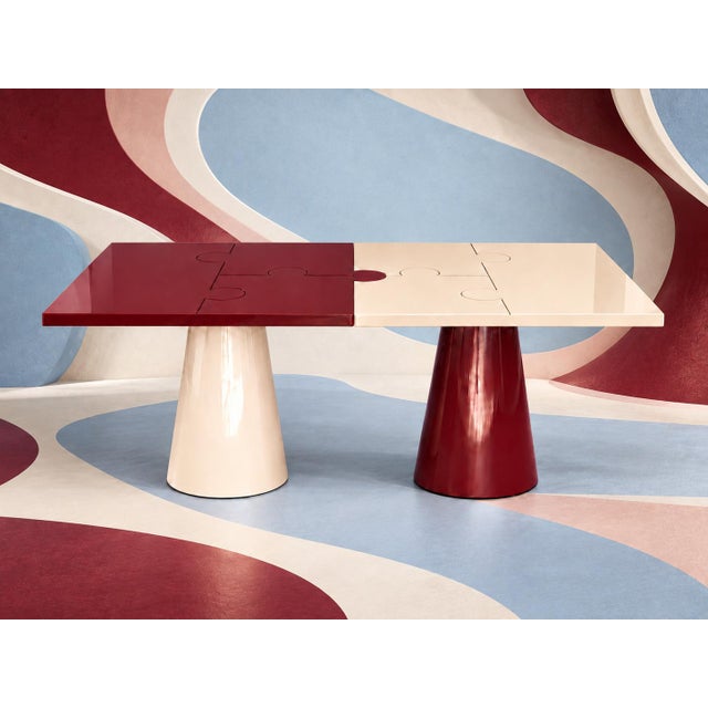 Wood Popzlle Table by Alexandre Ligios For Sale - Image 7 of 8