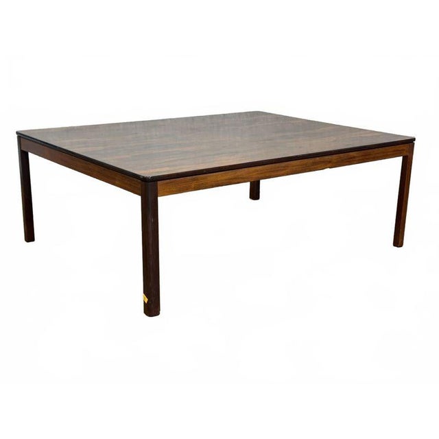 Brødrene Blindheim Mid-Century Modern Danish Rosewood Coffee Table, For Sale - Image 4 of 6