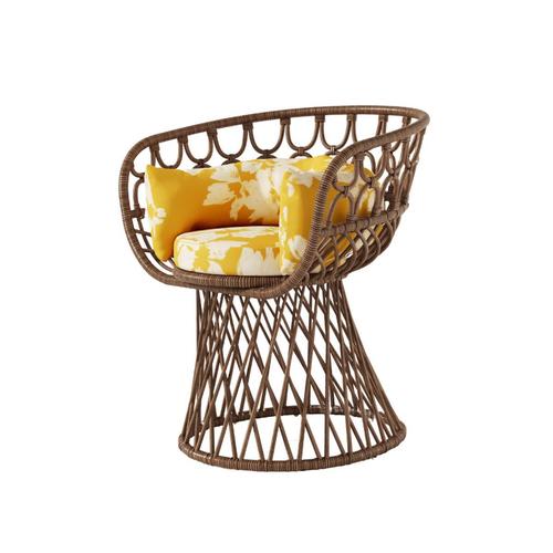Contemporary Miss Lo Chair in Stained Rattan by Popus Editions For Sale - Image 3 of 8