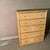 Mid Century cane chest of drawers/ storage / cupboard Cane covered drawers, side on top. 5 drawers with round bamboo...
