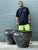 Vintage Glazed Ceramic Planters - Pair For Sale In West Palm - Image 6 of 12