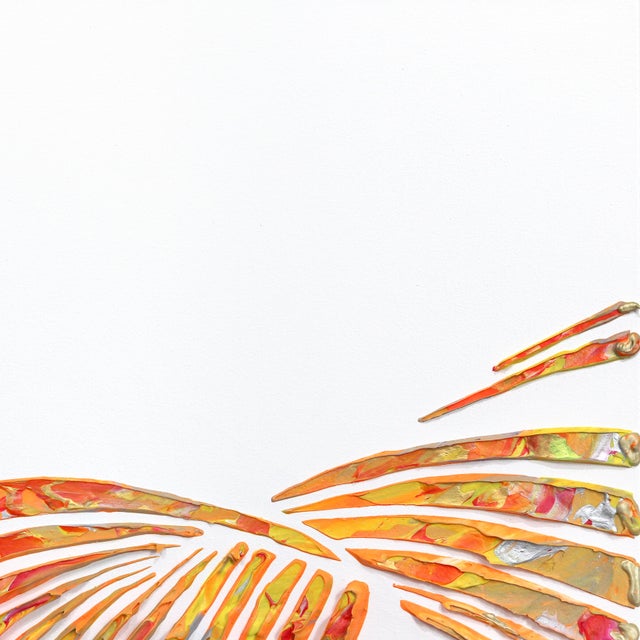 Abstract Eternal Cycle - Large Vibrant Abstract 3d Textural Painting Original Artwork by Virginie Schroeder For Sale - Image 3 of 9