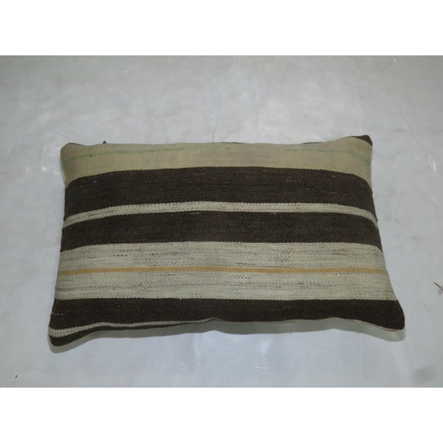 Double Sided Kilim Pillow For Sale - Image 4 of 5