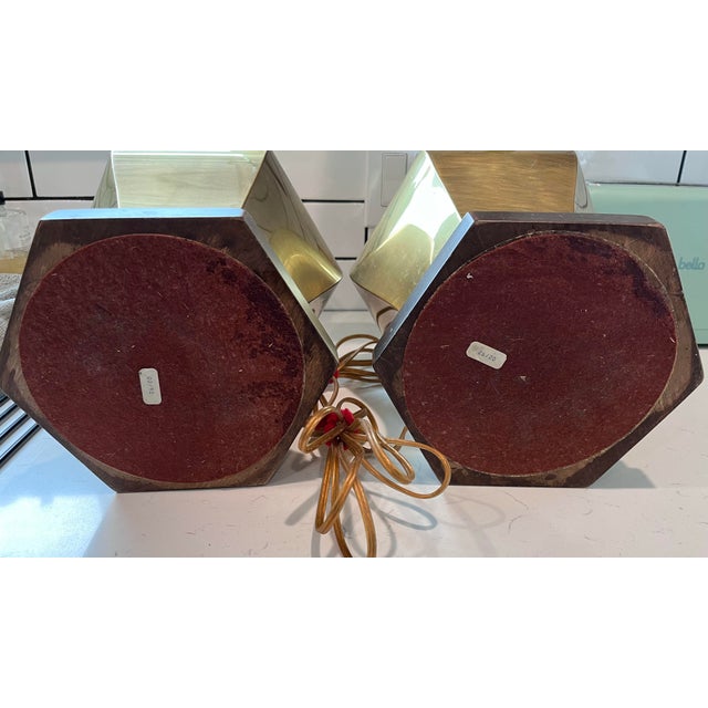 Late 20th Century Frederick Cooper Brass Ginger Jar Lamps-a Pair For Sale - Image 11 of 11