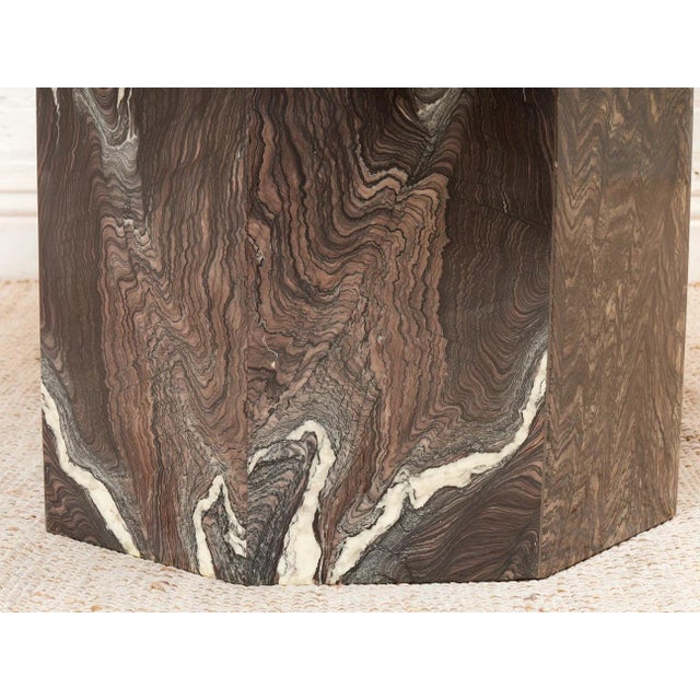 Mid-Century Modern Mid 20th Century Marble Dining Table Post Modern For Sale - Image 3 of 12