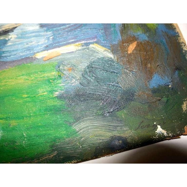 This is an oil painting on board probably from Woodstock or Cape Cod Frederick Serger (1889-1965) He was born in...