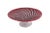 Vintage Footed Red Art Glass Spiral Dish For Sale In Boston - Image 6 of 6