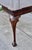 Chippendale Henredon Mahogany Burl Wood Table Chippendale Butterfly Leaf Ball Claw Feet For Sale - Image 3 of 17