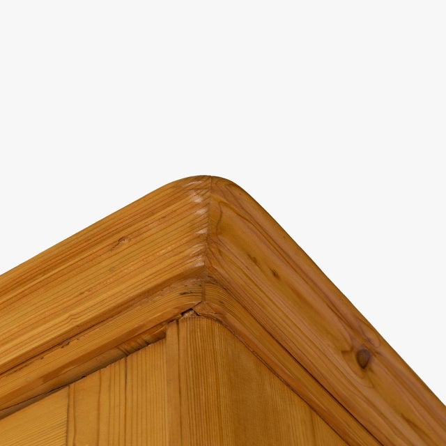 Wood Softwood Wardrobe with Drawer For Sale - Image 7 of 9