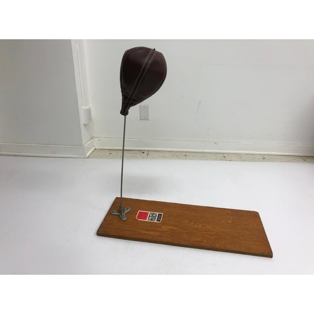 Vintage Boxing Speed Bag With Platform Chairish