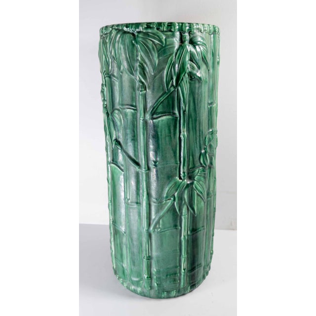 We are selling this great looking early 20th Century Japanese umbrella holder. This umbrella or cane stand has great look...
