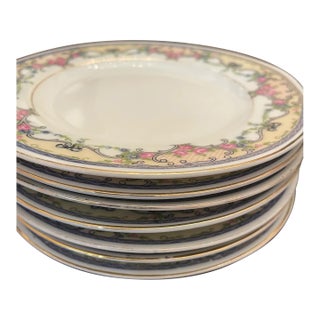 Mid 20th Century China Salad/Dessert Plates- Set of 7 For Sale