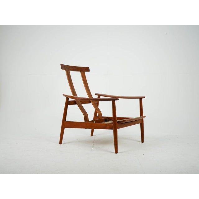 Arne Vodder Teak Lounge Chair by Arne Vodder for France & Son, 1960s For Sale - Image 4 of 16