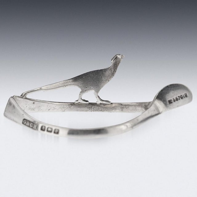 Silver 20th Century British Silver Lucky Animals Napkin Rings from Asprey, 1913, Set of 4 For Sale - Image 8 of 12